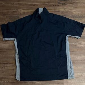 Nike Men's Black Polo with Gray Accents